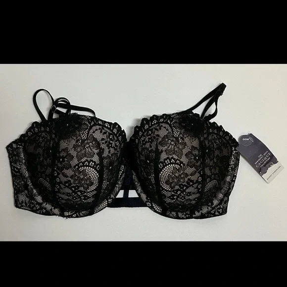 Cacique Black Lace Underwire Bra - Picture 1 of 6